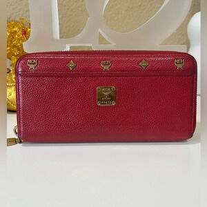 MCM Long Zippered Wallet